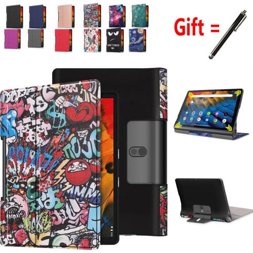 Ultra thin Cover for Lenovo Lenovo Yoga Tab5 10.1'' YT-X705F Case Magnetic Stand Cover for 2019 Lenovo Tablet Tab YT-X705F +Pen