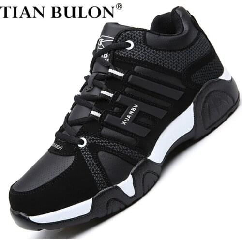 Winter Warm Plush Men Snow Boots Lace-Up Ankle Boots High Quality Waterproof Leather Couples Boots Outdoor Rubber Men Sneakers