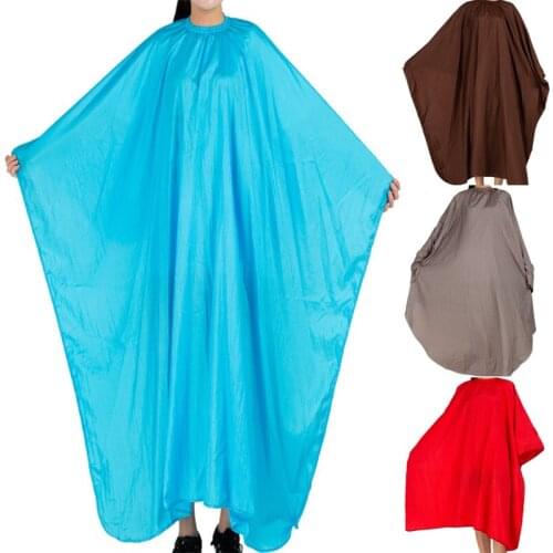 1PCS Hairdressing Salon Cape Anti-static Adjustable Neck Size Nylon Hairdresser Haircut Cape Hairdressing Supplies for 5 Color