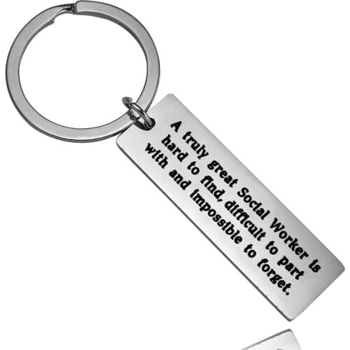 12PC Social Worker Gift Keyrings A Turely Great Social Worker Is Hard To Find Keychains Coworker Gifts Best Friend Gifts Jewelry