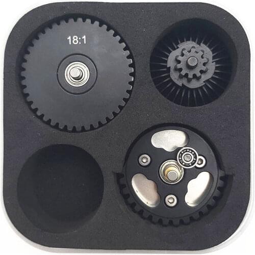 13:1 16:1 18:1 With Bearing Steel Cutting High Speed Gear Set for Jinming SLR Kublai FB Airsoft Paintball Game Accessories