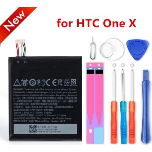 2100mAh BM35100 BJ83100 Battery Use for HTC One X S720e One X+ S728E 720T X720d X325E X325S G23 HTC One S Z520e