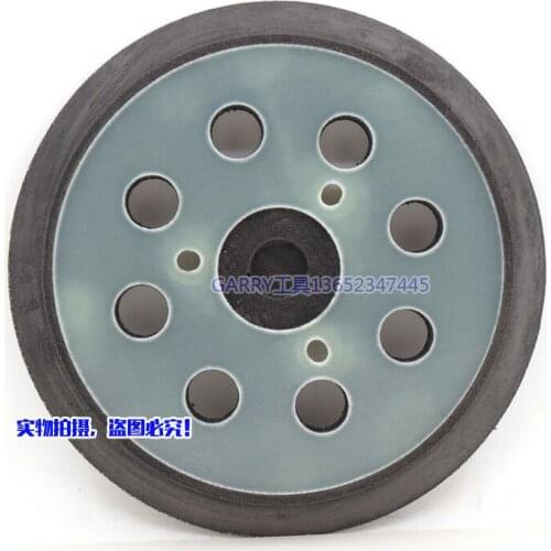 5 inch 125mm 8 Holes Sanding 3 Nails Sander backing pad with Hook and Loop free sander paper 5pcs