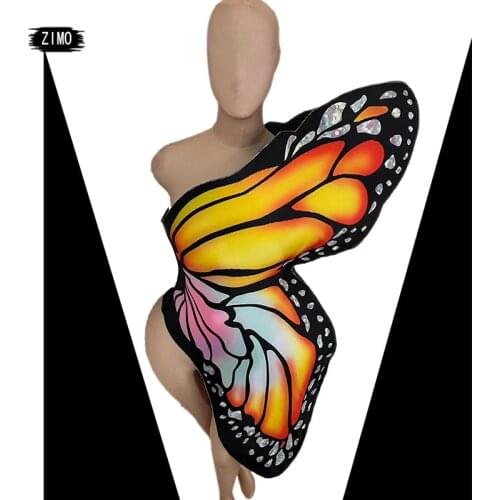 Rave accessories festival outfits butterfly wings costume accessories stage party nightclub fairy wings cosplay women dance wear