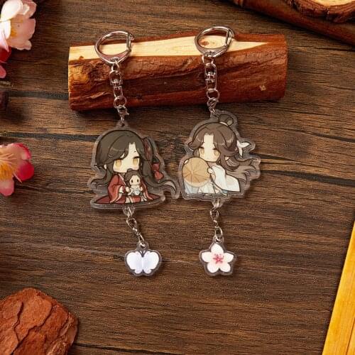 Anime Heaven Officials Blessing Merch Acrylic Keychain Inflatable Gasfilled Pendant Tian Guan Ci Fu Xie Lian Hua Cheng Toy Gift
