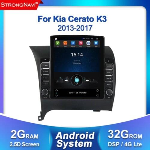9.7” Android 2 DIN Car Radio Multimedia Video Player for KIA Cerato K3 Forte 2013 2014 2015 2016 2017 with BT Wifi 2G+32G DSP