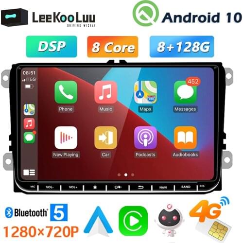 LeeKooLuu Car Radio Multimedia Video Player Navigation GPS Android 2Din No DVD for VW Passat CC Polo GOLF 5 6 Touran T5 Sharan