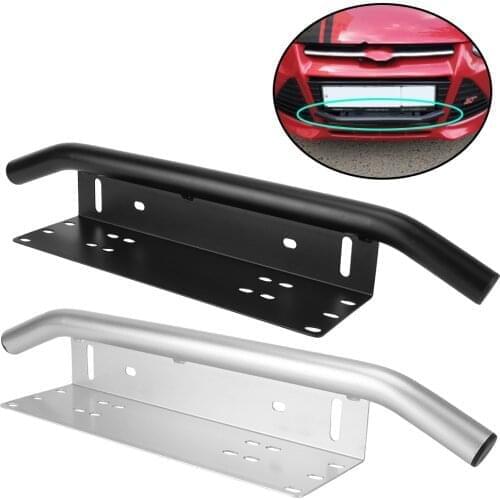 Car Plate Holder License Frame Log Light Spotlight Bracket Work Lamp Framework Front Bumper Off Road 4x4 Automotive Accessories