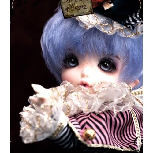 Free shipping!free makeup&eyes!top quality bjd 1/8 baby doll pukipuki pukiFee Zio Blue Stripe magic volks hobbie toy gift model
