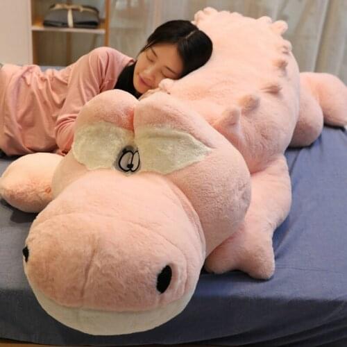 Big Animal Plush Toys Stuffed Crocodile Pillow Large Plush Doll Soft Pillow Girl Gift Kids Doll for Children
