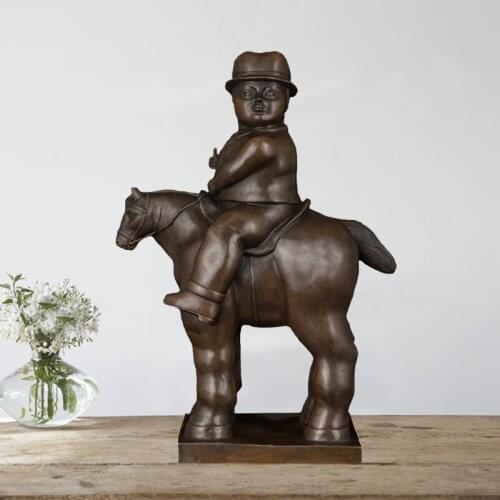 Ivorique Bronze statue sculpture office decoration home decoration accessories sculpture decoracion hogar moderno