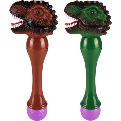 Dinosaur Bubble Wand Automatic T Rex Bubble Blower No Battery W50