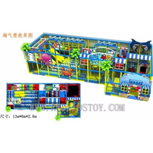 Exported to Spain Children Indoor Play Equipment Adopt Eco-friendly Material HZ-70227C