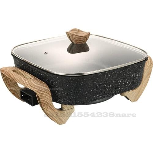 Maifan Stone Electric Hot Pot Aluminum Alloy Non-stick Coating Multi-functional Intelligent Temperature Control Electric Hot Pot