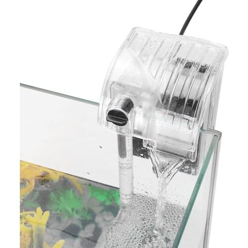 3.5W Aquarium Filter External Hang Up Filter Water Pumps Waterfall Maker Oxygen Setup Machine Super For Aquarium Accessories