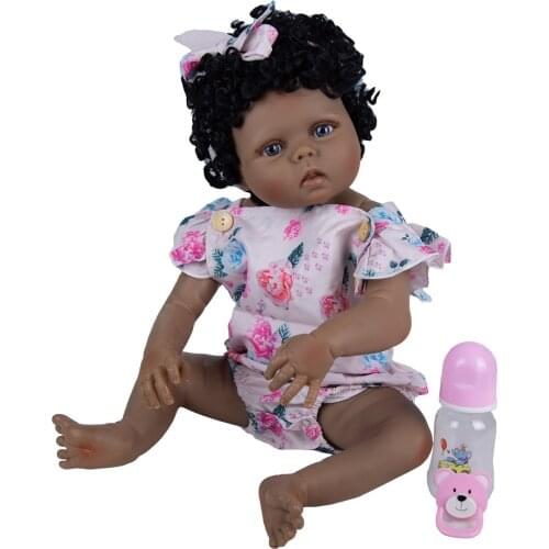 KEIUMI 23Inch Reborn Baby Doll Fast Delivery Full Silicone Newborn Accessories Free Popular For Kids XMAS Gifts