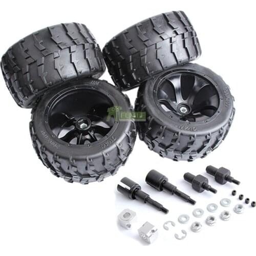 Bigfoot Wheel Tyres Assembly Kit Fit for 1/5 FG HPI ROVAN KM BAJA 5B 5T 5SC RC CAR PARTS