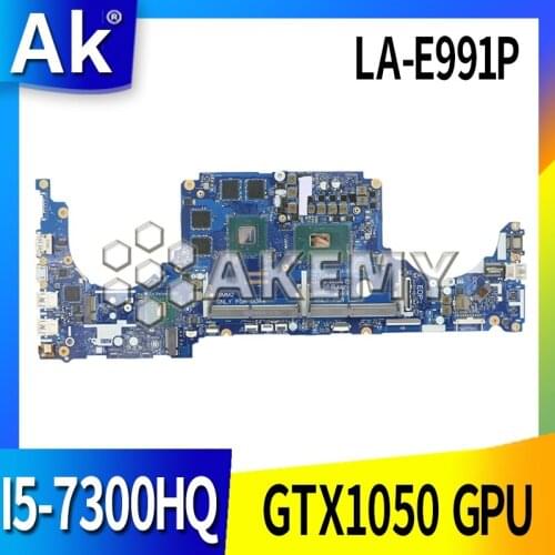 LA-E991P motherboard For DELL Inspiron 15 7000 7570 7577 motherboard I5-7300HQ GTX1050 CN-0CPHC8 Test 100