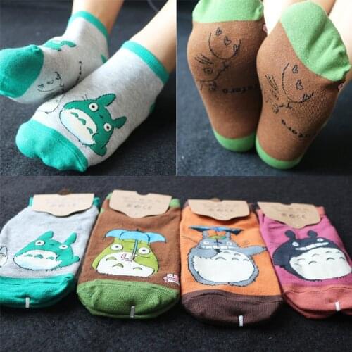 Totoro Sock Women Socks Miyazaki Hayao Movie Cotton Cartoon Anime Funny Novelty Casual Comfortable Fashion Popular Calcetines