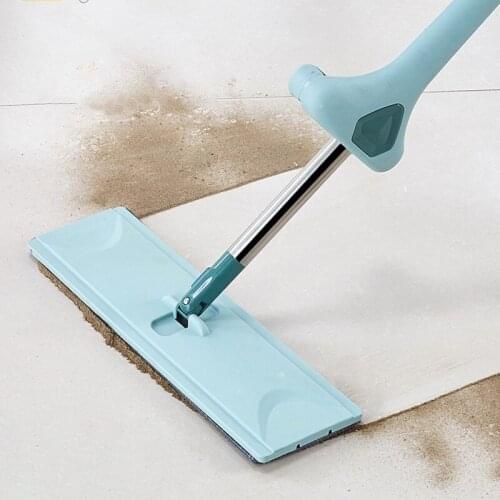 YOREDE Flat Squeeze Mop For Wash Floor Magic Microfiber Floor Cleaning Mop Free Hand Washing Cleaner Household Cleaning Products