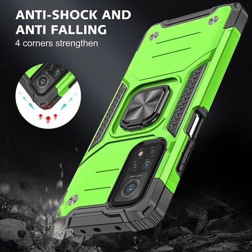 Drop resistance Rugged Case For Xiaomi Mi 10T Pro Mi10T Armor Fall resistant impact Military Shock proof Shield Cover
