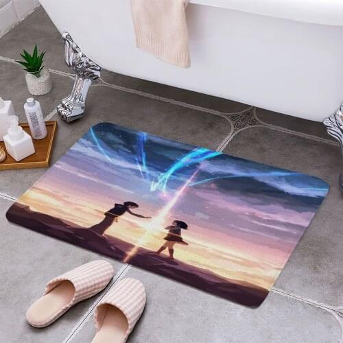 Your name Anti-slip Doormat Vacuuming Water Absorbing Kitchen Bedroon Bath Floor Mats Home Entrance Home Decora