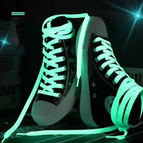 6 Colors Unisex Fluorescent Shoe Lace Luminous Shoelaces Flats Shoes Laces Flash Party Glowing Shoelace Child Adult Laces1 Pair