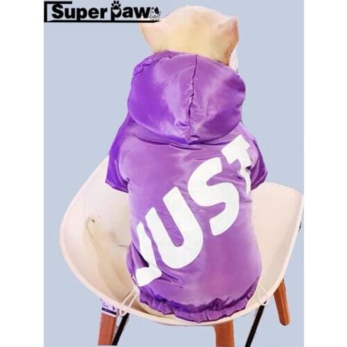 Pet Dog Reflective Coat Windbreaker Winter Warm Hoodie Clothes for Small Medium Dogs French Bulldog Pug Schnauzer Jacket HEC09