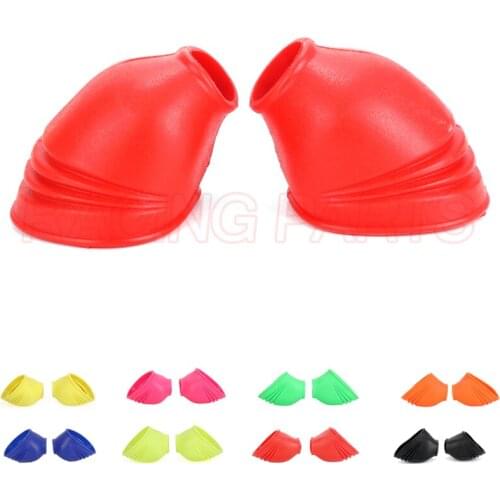 Universal PVC Motorcycle FootPeg Foot Peg Cover Motocross Dust-Proof Protector For Off Road Dirt Bike