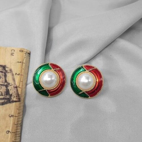 Jewelry earrings personality fashion trendy drop glaze enamel earrings female d96