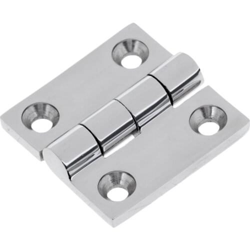 1.5" Folding Butt Hinge Silver Tone Boat Home Furniture Hardwares Door Hinge