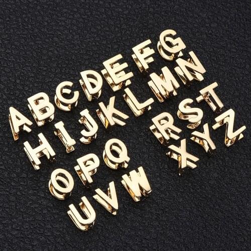 1Pair Tiny A-Z Double-Sided Letter Stud Earrings Alphabet Earrings Women Fashion Piercing Jewelry DIY Clothing Accessories