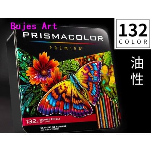 132 color 3.8MM big core new lapis de cor oily color pencil artist sanford prismacolor Cor do Chumbo drawing pencil adult paint