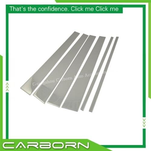 For Ford Expedition 1997-2007 304 Stainless Steel Car Window Pillar Post Trim-6 pieces