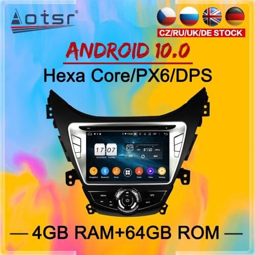 2 Din IPS Screen Android 10.0 DSP Car multimedia Player For Hyundai Elantra 2011 2012 2013 GPS Navi Audio Radio stereo head unit