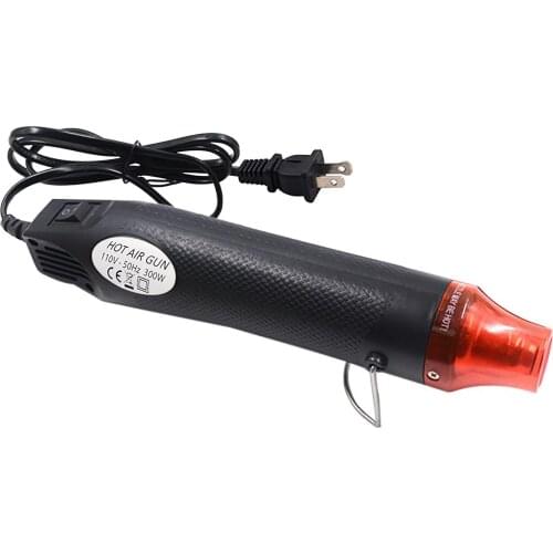 300W Portable Hot Air Gun Heating and Shaping Tool for Soft Clay Relief Powder Heat Shrinkable Sheet 220V EU/US Plug