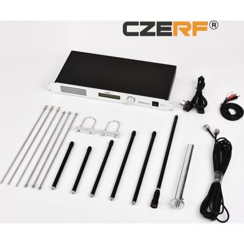 50W LCD PLL 87.5-108MHz Adjustable FM Stereo Broadcast Transmitter Radio Station FM Transmitter