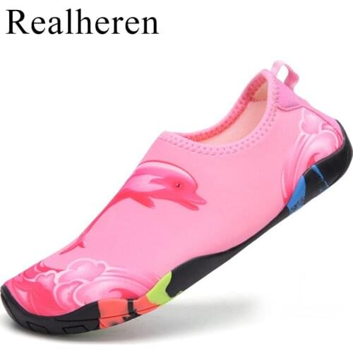 Water Shoes Children Kids Women Men Beach Aqua Barefoot Surf Diving Swimming Waterschoenen Kinderen Barfussschuhe Kinder