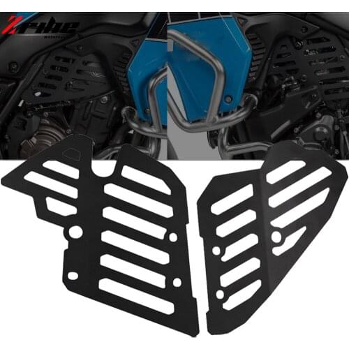 For Yamaha Tenere 700 Tenere700 XT700Z XTZ 700 T7 T700 2019-2021 Motorcycle Aluminum Engine Guard Cover and protector Crap Flap