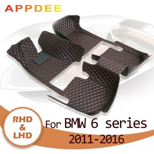 APPDEE Car floor mats for BMW 6 series Sedan (Two doors) 2011 2012 2013 2014 2015 2016 Custom auto foot Pads