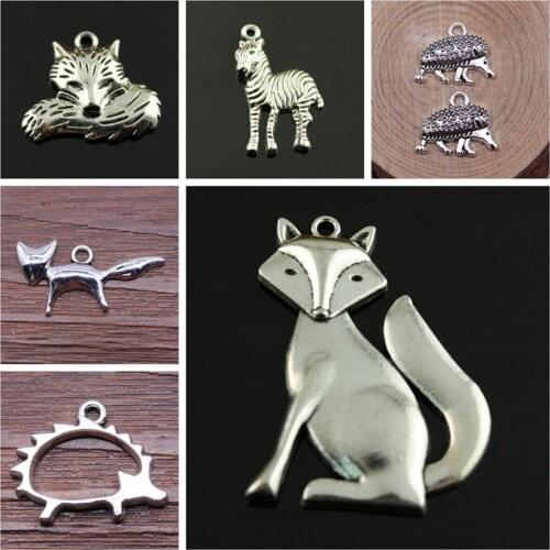 Malzahar Hollow Hedgehog Charms diy jewelry bracelet charms for jewelry making kit accessories