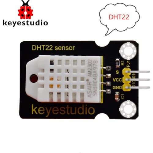 Keyestudio DHT22 (AM2302)Temperature and Humidity Sensor for Arduino Uno r3
