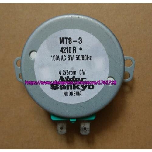 Diameter 50mm claw-pole motor AC 100V 3W permanent magnet synchronous motor CW 4.2 ~ 5RPM