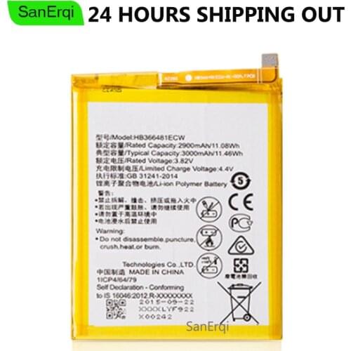 HB366481ECW For Huawei P9 Battery Ascend P9 Lite G9 honor 8 5C G9 EVA-L09 2900mAh Batterie Bateria