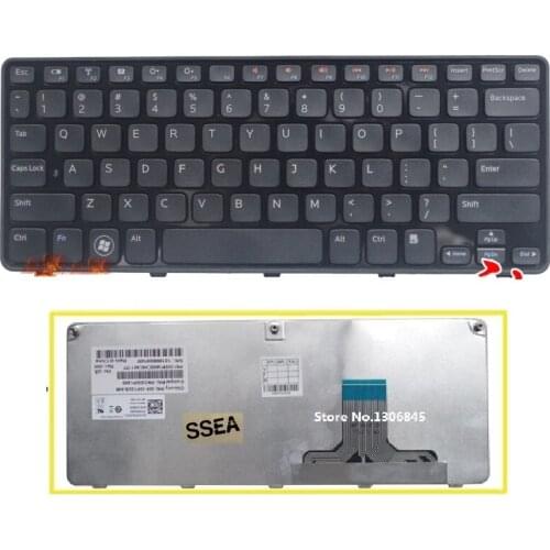 SSEA New US Keyboard English For DELL Inspiron MINI DUO 1090 1019 laptop black Keyboard