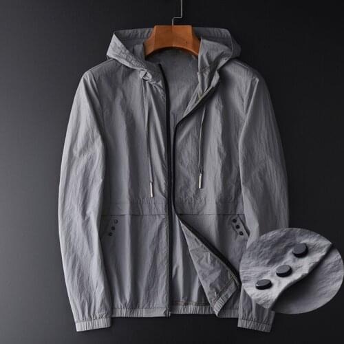 Hooded Mens Spring Autumn Natural Wrinkle Fabric Slim Mes Jackets And Plus Size 4XL Luxury Man Coats