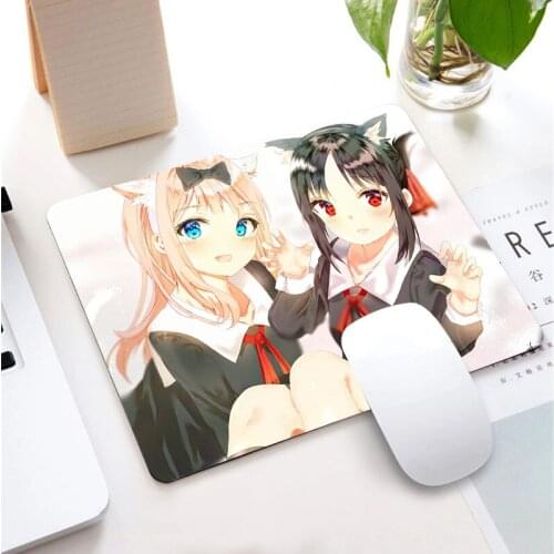 Anime Cute Girl Kaguya Chika Mouse Pad Gaming Accessories Notebook Genshin Impact Keyboard Pad Desktop Non-slip MousePad for LOL