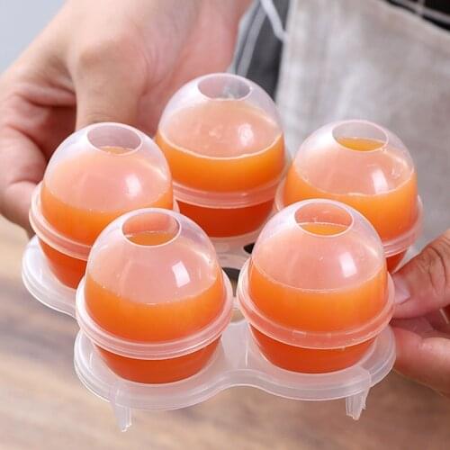 Reusable egg mold high temperature resistant plastic eggshell household barbecue steamed egg maker