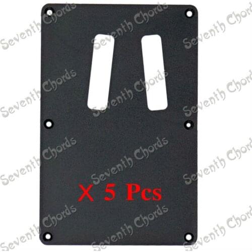 5 Pcs 2 Trough Electric Guitar Pickguard Cavity Cover Cover Back Plate Wiring BackPlate / LJ-1001