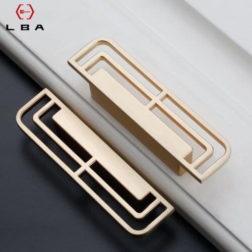 Home Improvement Drawer Flush Handles American Antique Closet Door Knobs Chinese Modern Imitation Copper Cabinet Door Handle